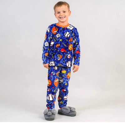 Костюм для дому та сну (піжама): реглан, штани, набивна махра ТМ "Ua"