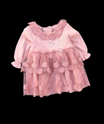 Сукня з довгим рукавом "Маленька любов", бавовна, фатин ТМ "Caramell"