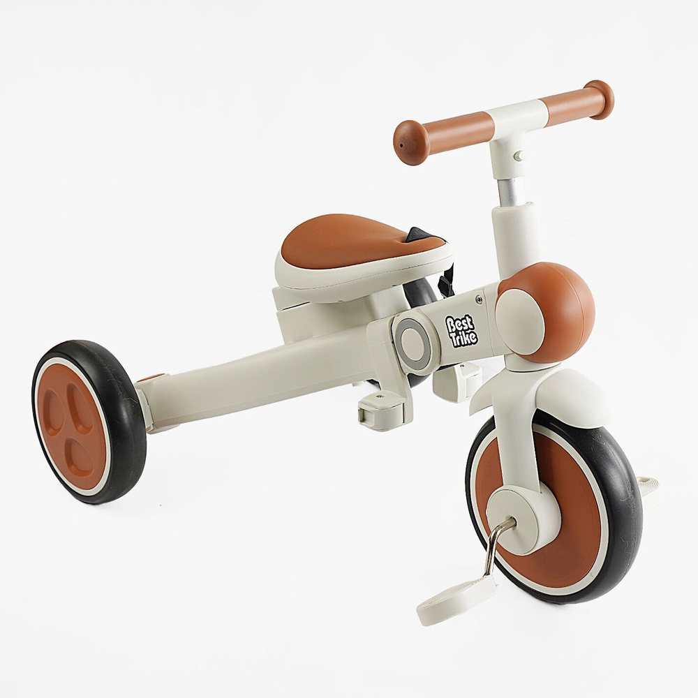 Дитячий триколісний велосипед-трансформер Best Trike BS-12 EVA складний