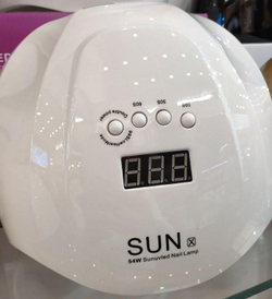 Лампа для маникюра LED+UV Sun X белая