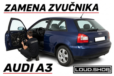 Komplet Zvučnika za Audi A3 8P