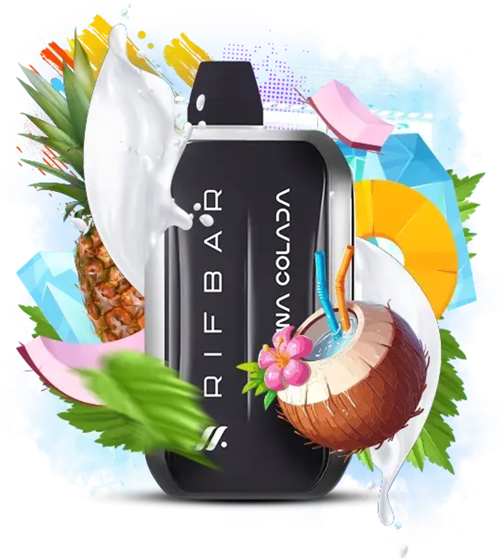 Rif Bar TURBO 25000 - Pina Colada (5% nic)