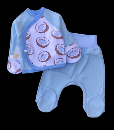 Комплект 2в1: льоля, повзунки "Принт", інтерлок ТМ “Happy ToT”