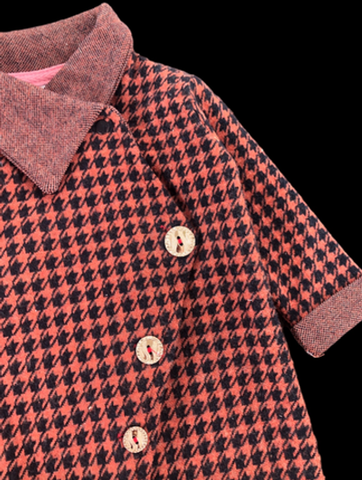 Комбінезон (ромпер) "Клітинка", трьохнитка