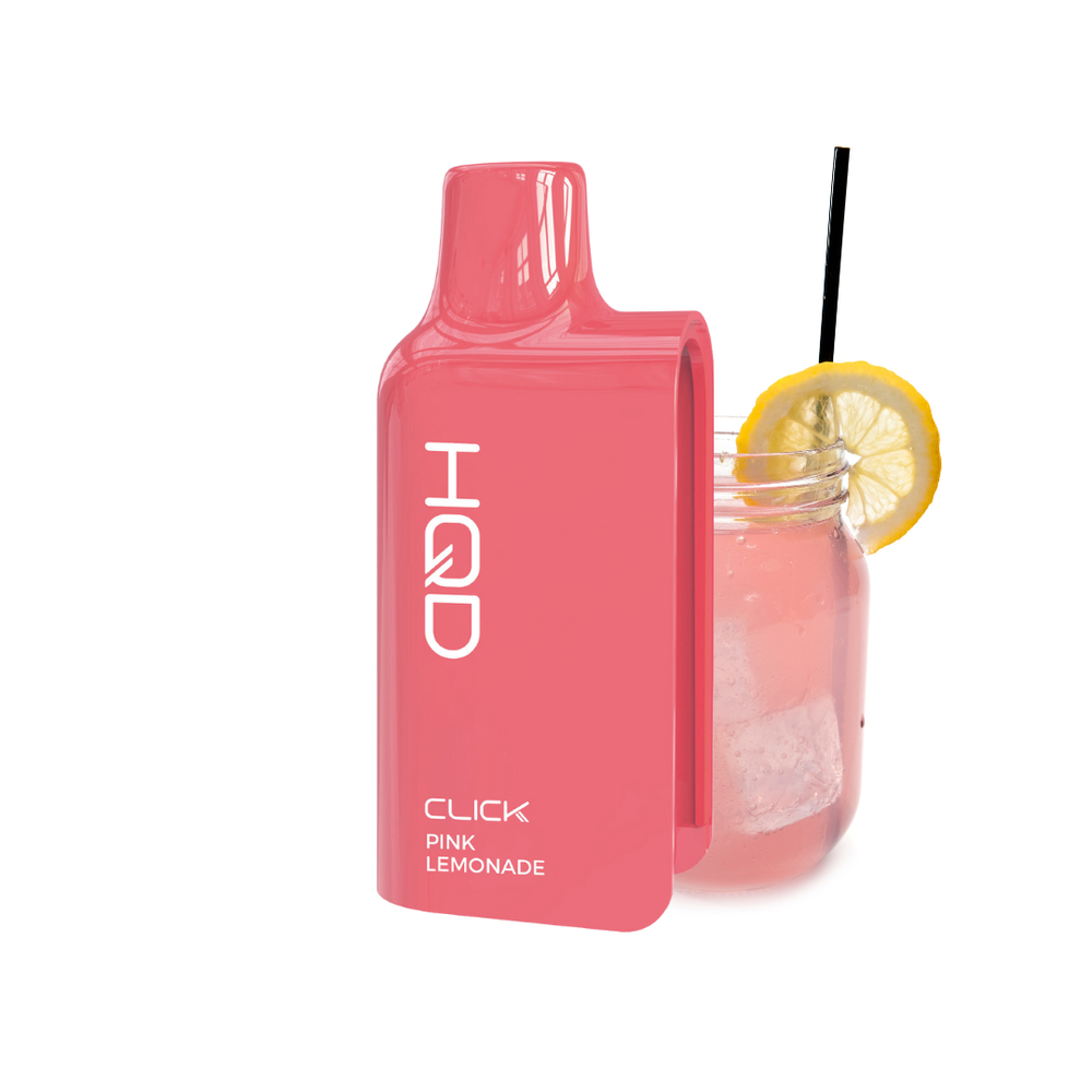 HQD Click Pink Lemonade prefilled pod
