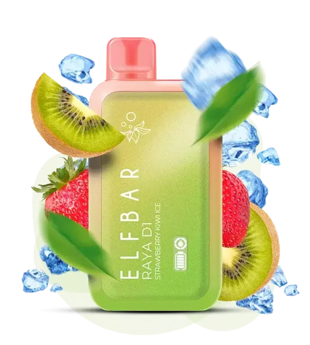 ELF BAR RAYA D1 - Strawberry Kiwi Ice (5% nic)