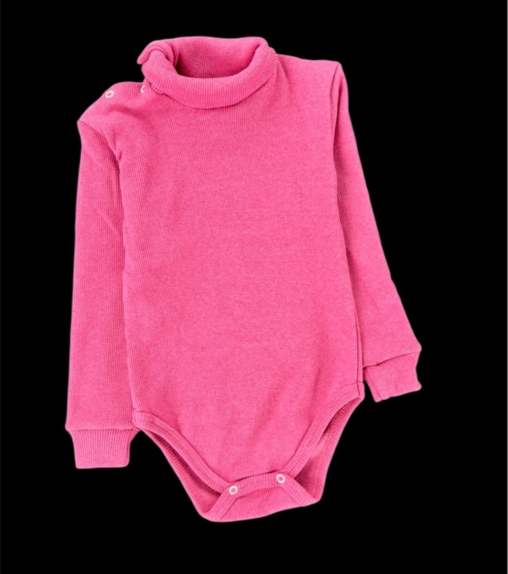 Боді-водолазка, рубчик з начосом ТМ "Пташка" (92 см)