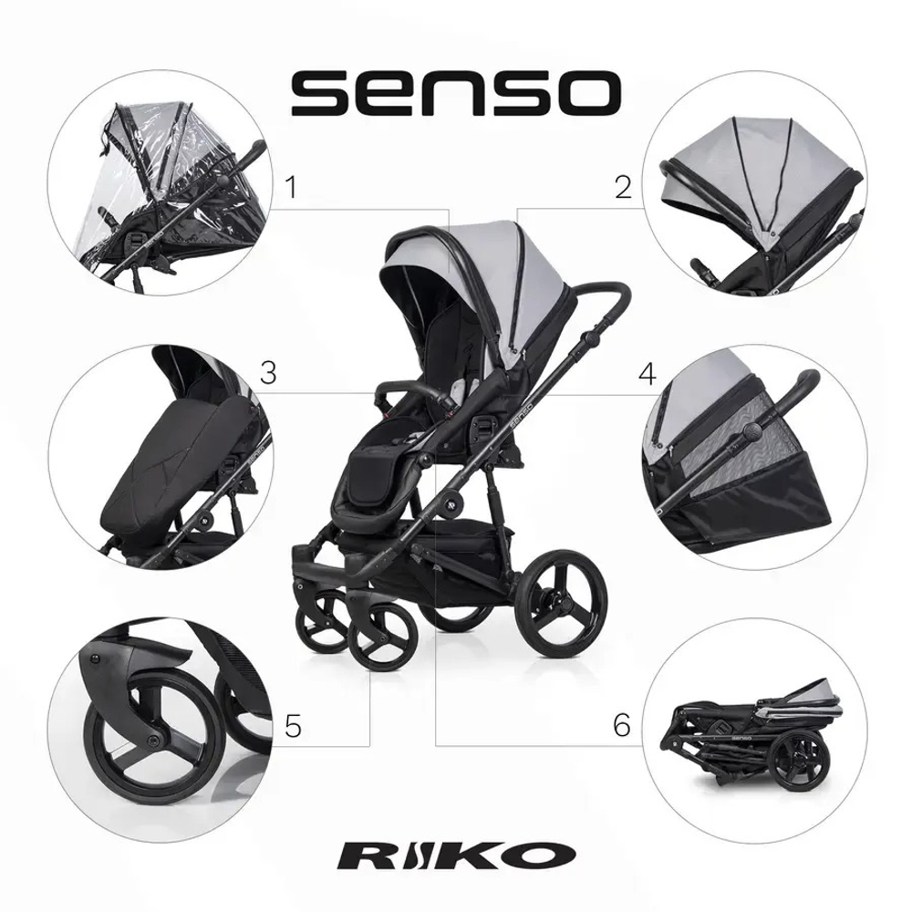 Універсальна коляска 2 в 1 Riko Senso