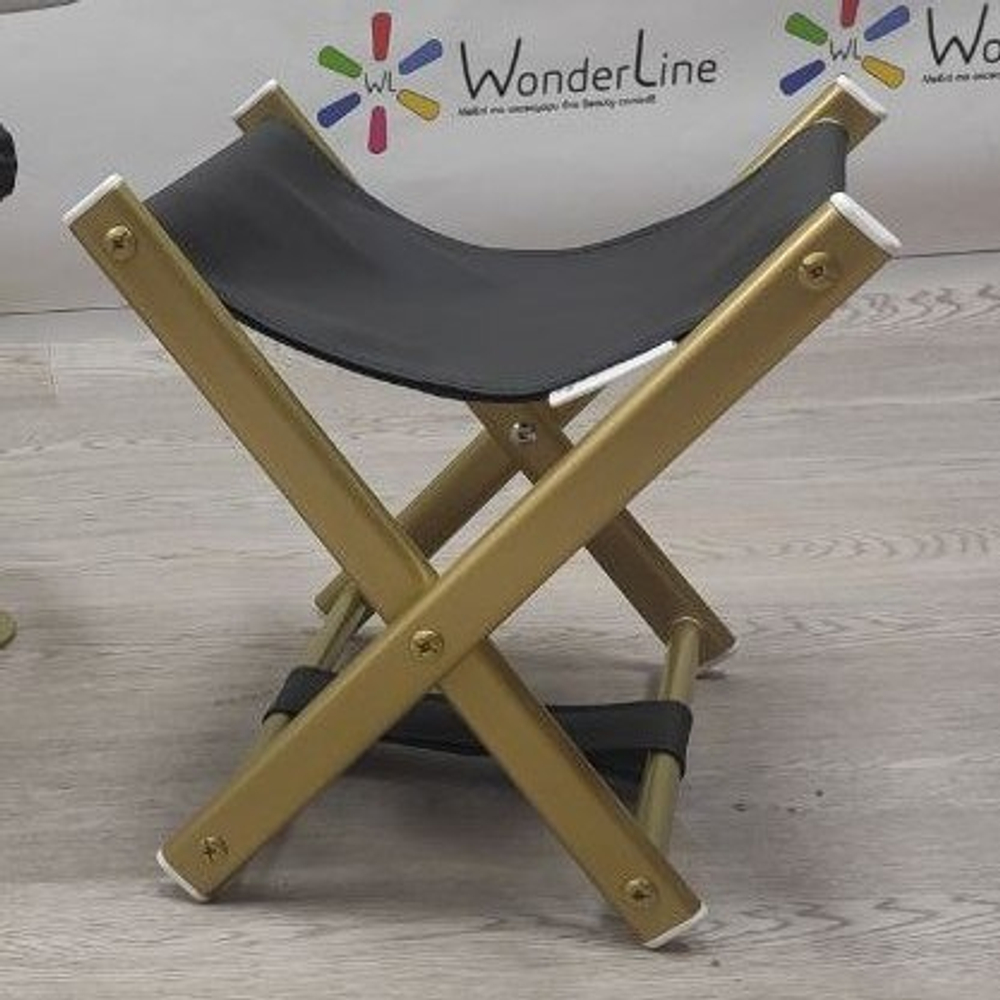 Подставка для сумки на золотых ножках