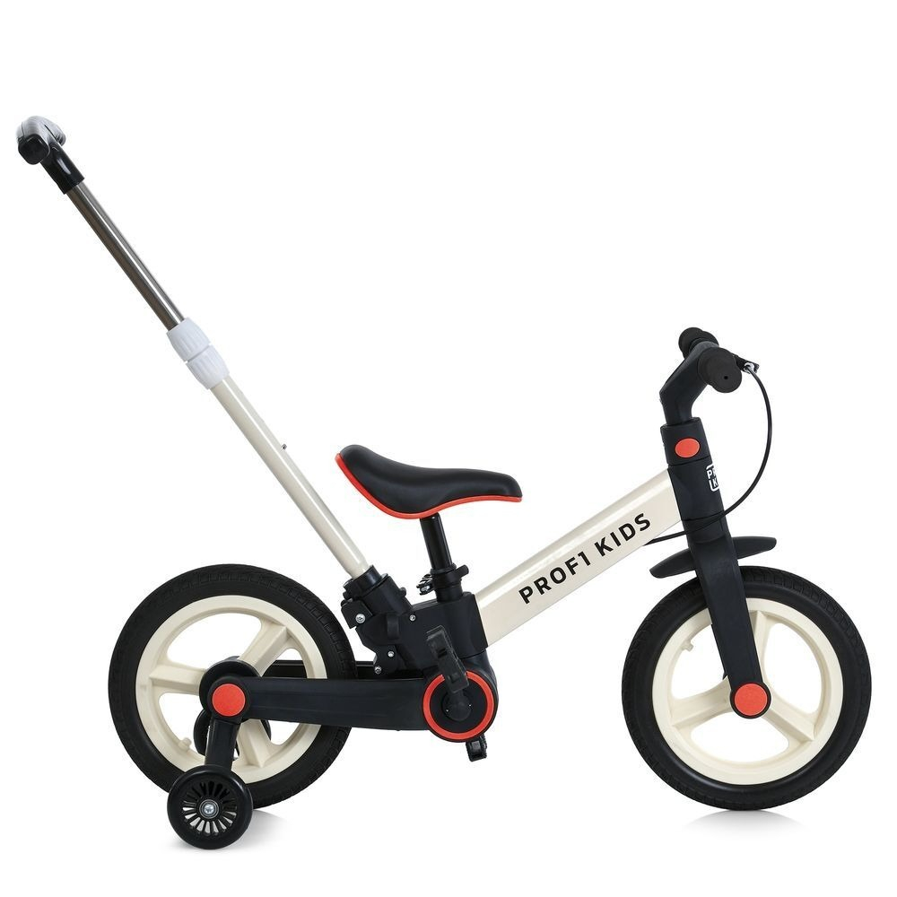 Дитячий велосипед-трансформер Profi Kids MB 1021 з батьківською ручкою