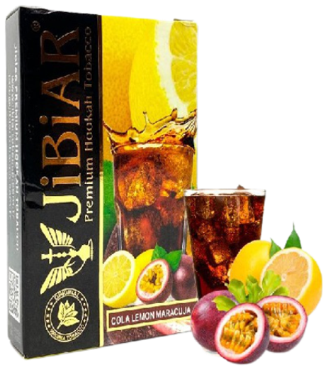 Табак Jibiar Cola lemon marakuja (Джибиар Кола Лимон Маракуйя) 50г