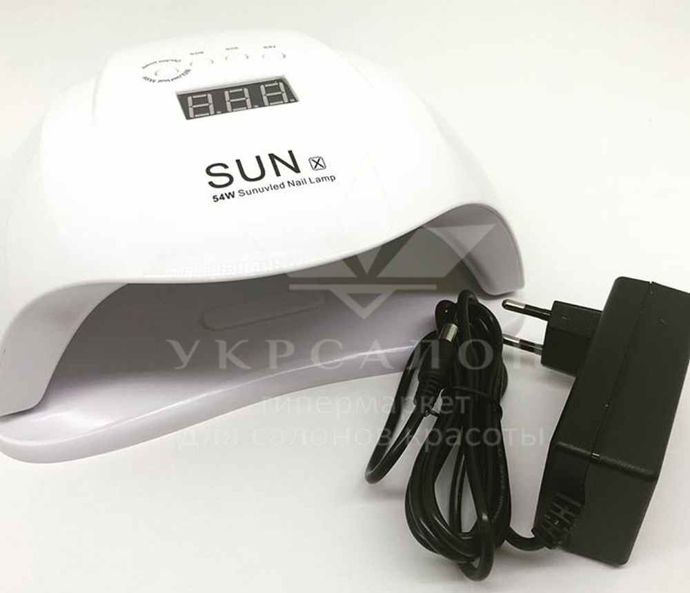 Лампа для маникюра LED+UV Sun X белая