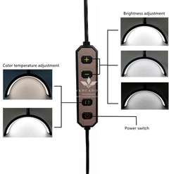 Лампа світлодіодна для бьюті майстра універсальна BZ37 20 Вт біла