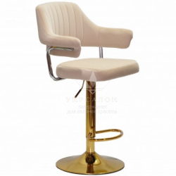 Стільчик для візажу Jef velor Gold
