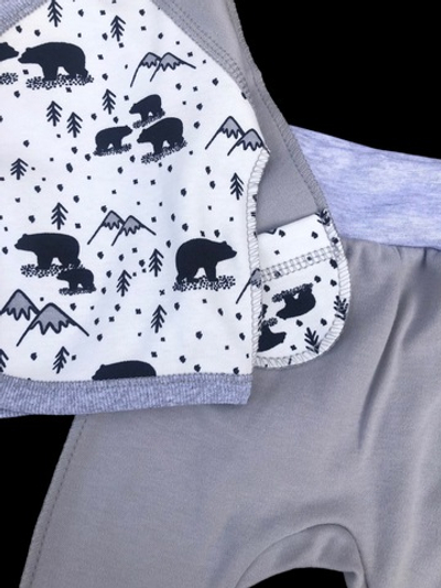 Комплект 2в1: льоля, повзунки "Принт", інтерлок ТМ “Happy ToT” (56 см)