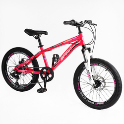 Детский спортивный велосипед 20 дюймов Corso Spirit, оборудование Shimano