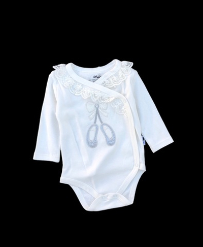 Боді з довгим рукавом з повʼязкою "Ніжність" ТМ "MiniBorn"