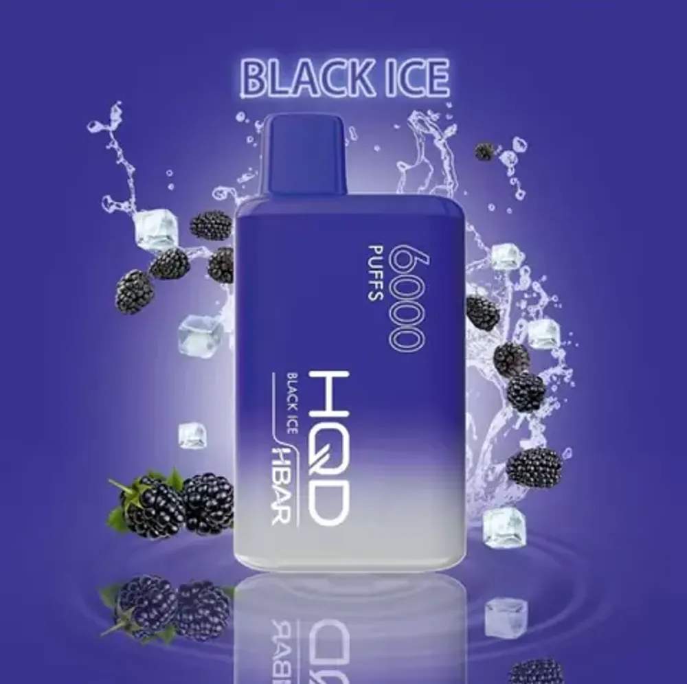 HQD HBAR 6000 Black Ice 5% nic