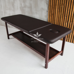 Стационарный массажный стол KP-7 Brown