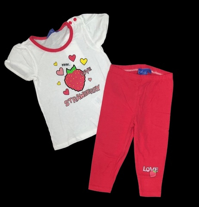 Костюм 2в1: футболка, лосіни, бавовна ТМ "Fabtastics" (86 см)