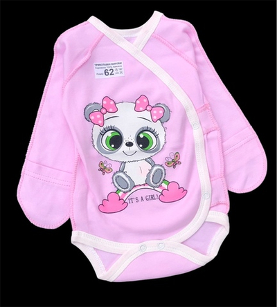 Боді з довгим рукавом "Принт", інтерлок ТМ "UA"