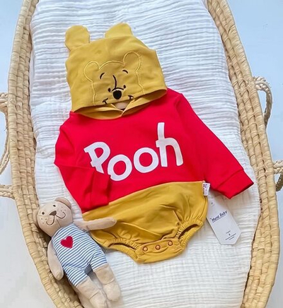 Боді з довгим рукавом "Pooh", двунитка ТМ "Murat Baby"
