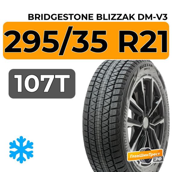 Bridgestone Blizzak DM-V3 295/35 R21 107T