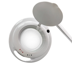 Лампа-лупа 6017H LED-3 (5) с регулировкой яркости, белый холодный и теплый свет 1-12W