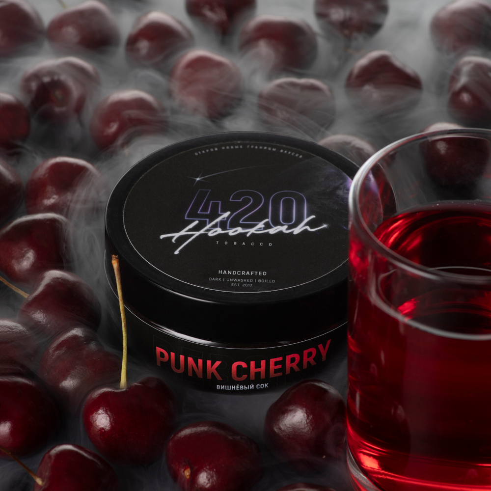 Тютюн для кальяну 420 Темна Вишня (Punk Cherry) недорого з доставкою