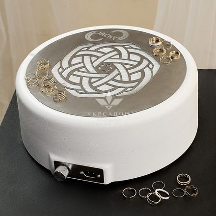 Витяжка манікюрна настільна Jacky Ring c HEPA фільтром, біла