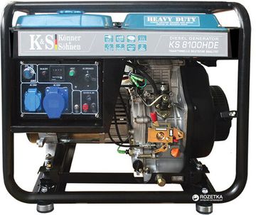 Генератор дизельний Konner&Sohnen KS 8100HDE