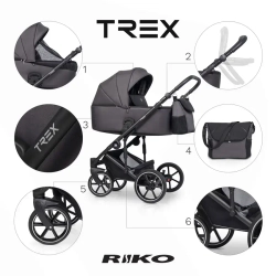 Универсальная коляска 2 в 1 Riko Trex
