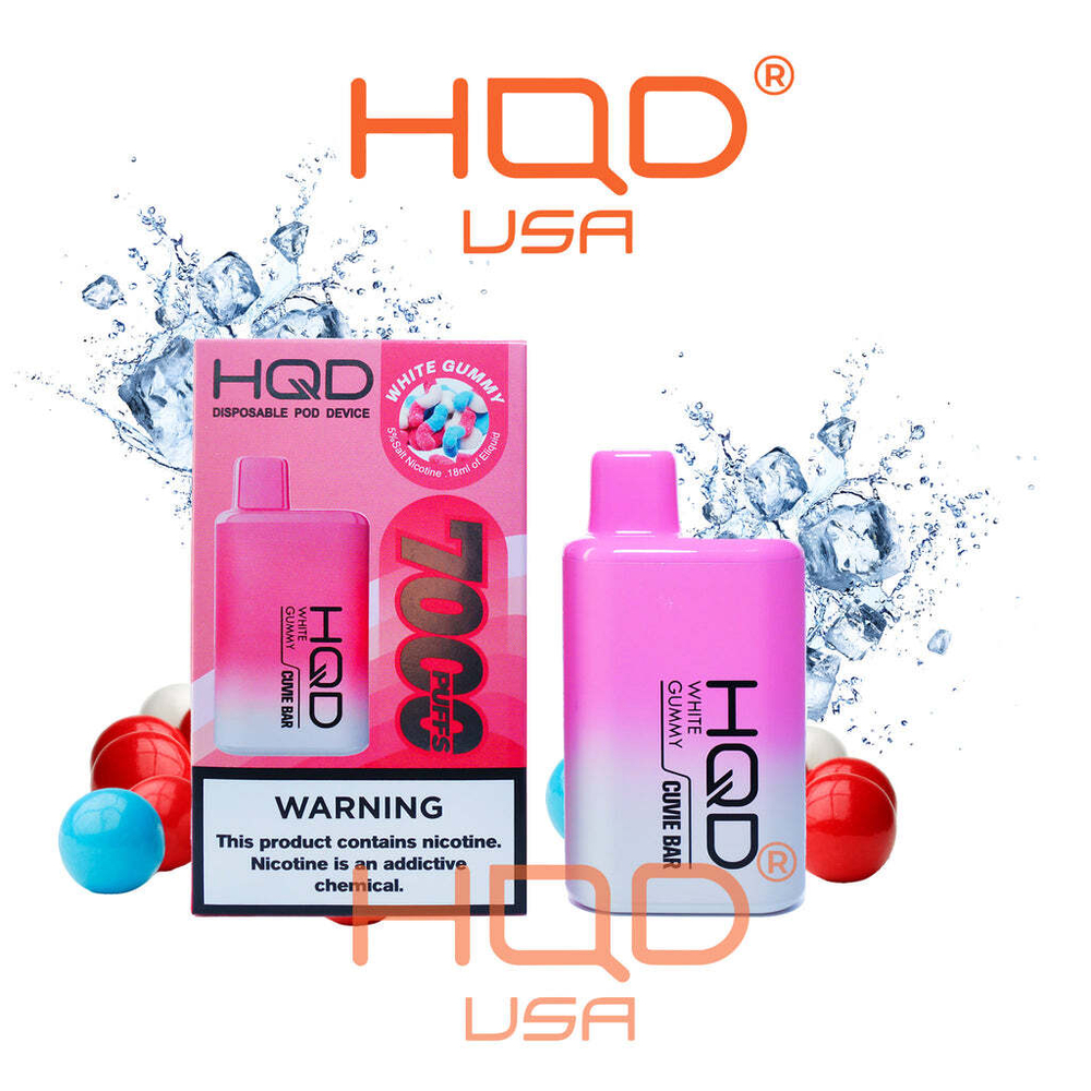 HQD 7000 White Gummy 5%