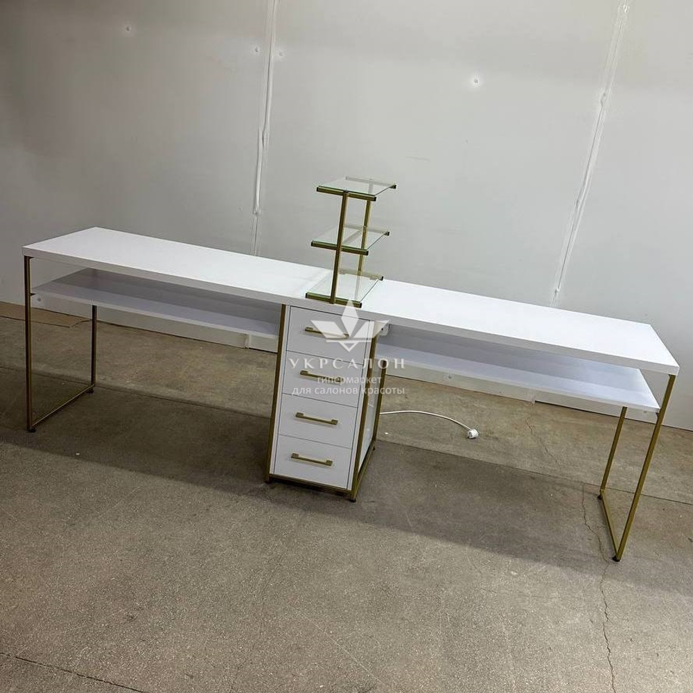 Маникюрный стол Mark SM-500 plus с полкой для лаков