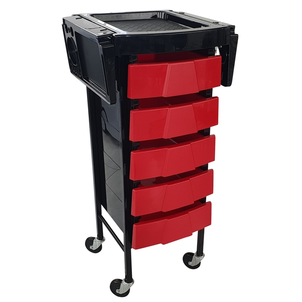 Парикмахерская тележка Pomocnik DUO Red