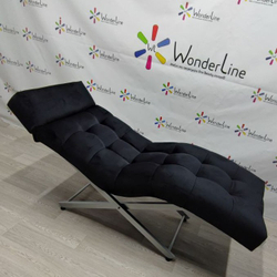 Анатомічна кушетка Tertio Silver для лашмейкерів та бровістів