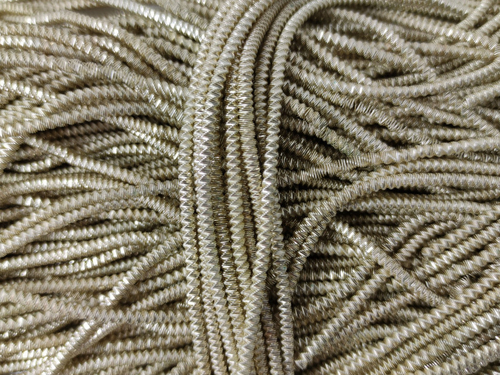 Трунцал "зигзаг"  срібна  теплий антик 2,6 мм