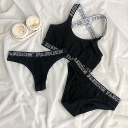 Компмплект трійка ( стрінги і сліпи)