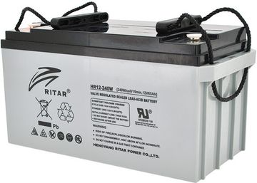 Акумуляторна батарея Ritar AGM HR12240W 12V 65Ah Gray (YT21969)