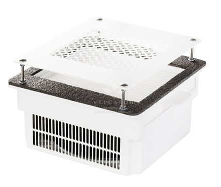 Врезная маникюрная вытяжка с HEPA фильтром Teri Turbo, цвет белый (сетка белая)