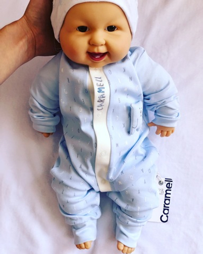 Чоловічок "Літера", бавовна ТМ "Caramell" (68 см)