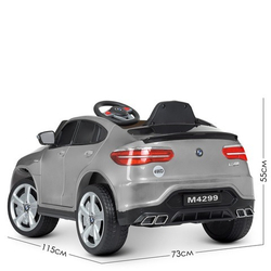 Дитячий електромобіль BMW X6 4WD 180W Bambi M 4299EBLRS