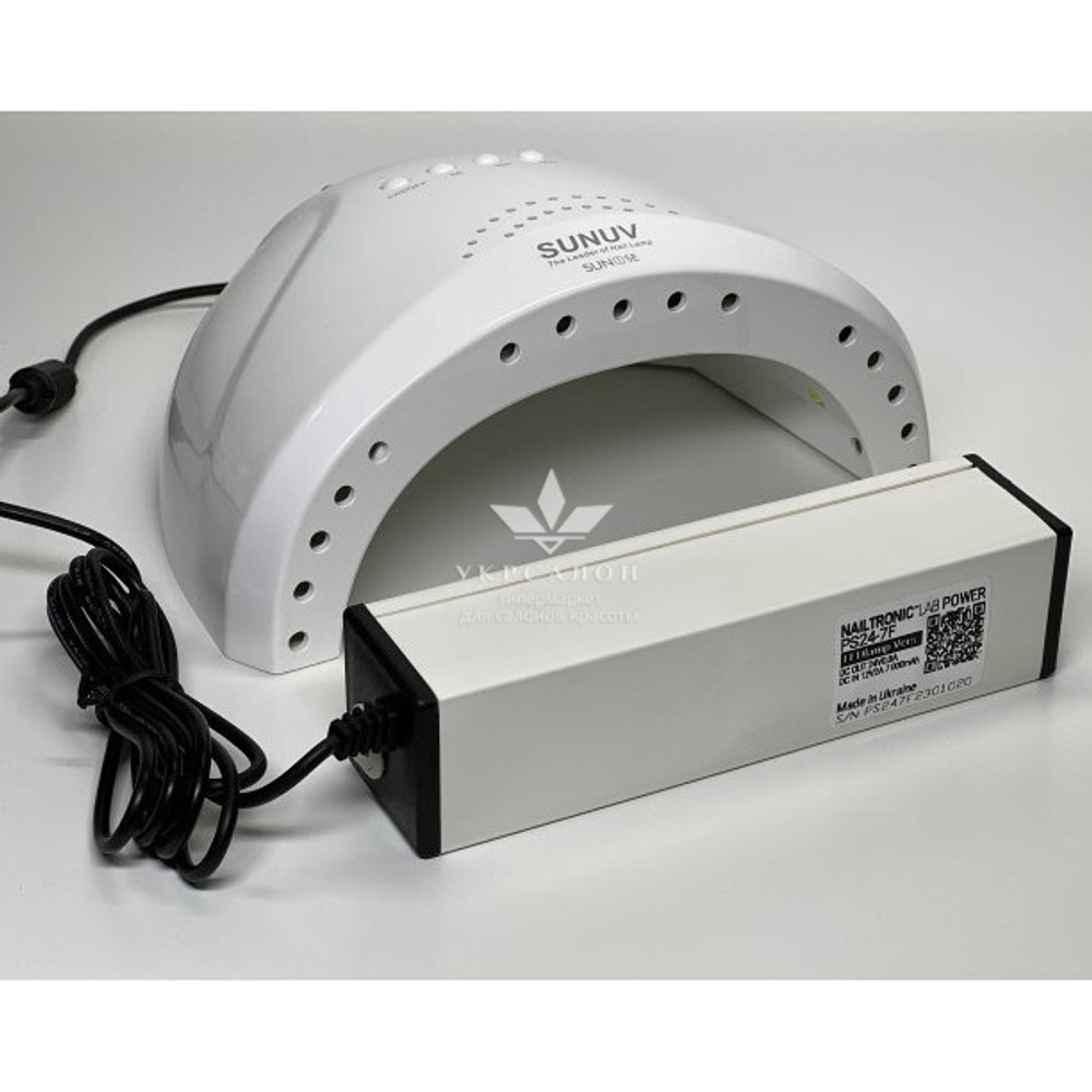 Повербанк для UV/LED ламп 12В 2А Power station PS12-6K/F, Nailtronic