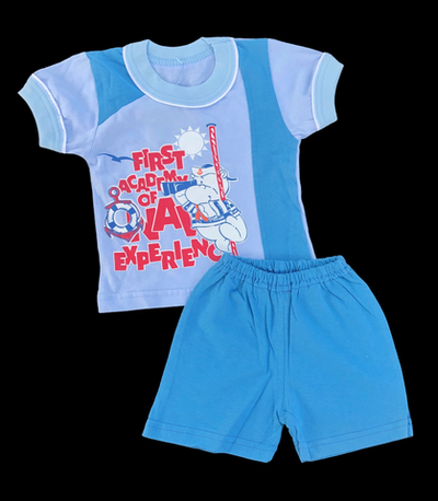 Костюм 2в1: футболка, шорти, бавовна ТМ "КАТЛЕН" (74 см)