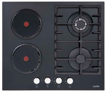 Варильна поверхня комбінована VENTOLUX HSF622-B3G CEST (BK)