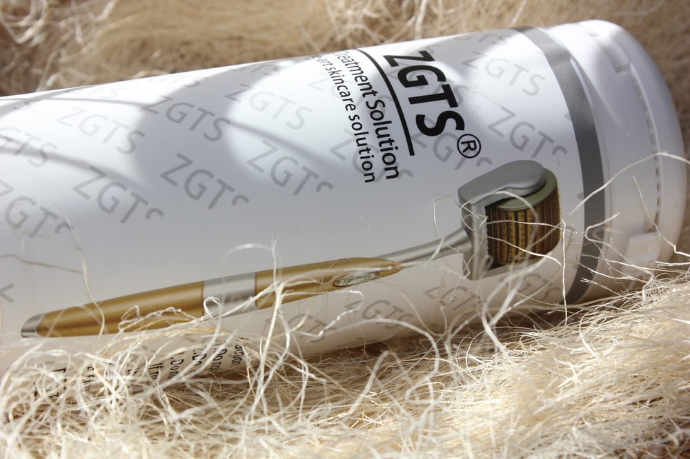 Мезороллер ZGTS с позолоченными иглами из титанового сплава