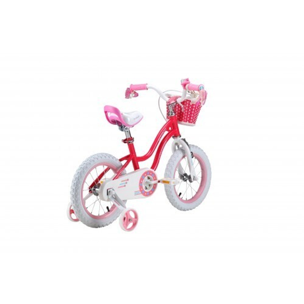 Детский двухколесный велосипед для девочки Royal Baby Stargirl 18 дюймов RB18G-1 с корзиной