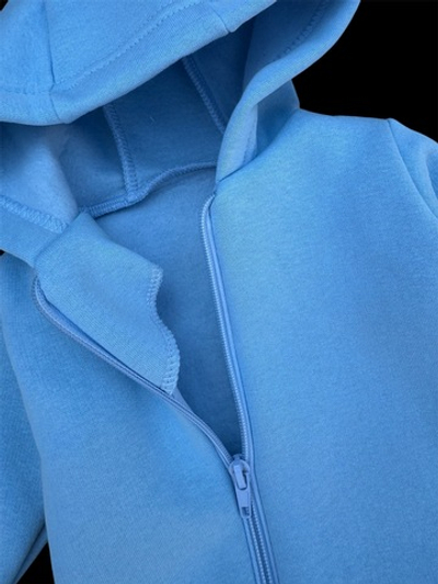 Комбінезон (ромпер) з капюшоном "Джерсі", трьохнитка з начосом ТМ "ALL"