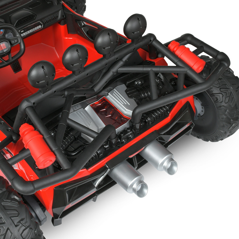 Детский двухместный электромобиль джип багги Bambi JS3168EBLR(24V)