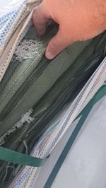 Мешок зеленый плотный 50х90см полипропиленовый